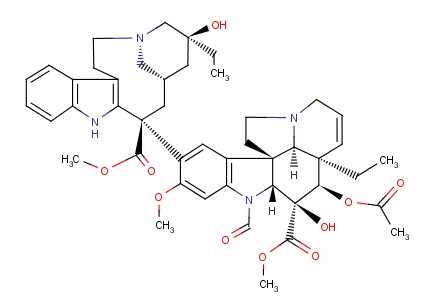 长春新碱的分子结构